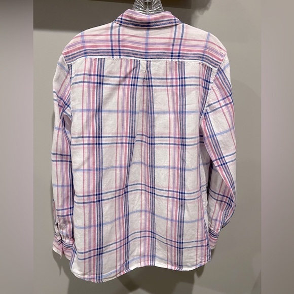 Women’s Tommy Bahama 100% Linen Long Sleeve Button Down Size Medium. - Picture 5 of 15